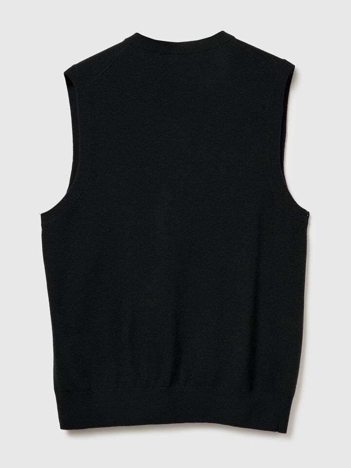 S/L V NECK SWEATER Men image number 5
